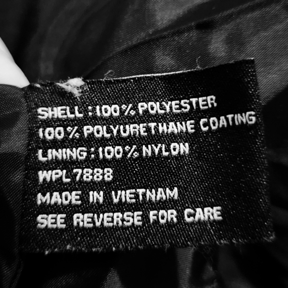 Anne Klein Black Long Coat Bendable Metal Closure Buttons Women's Petite Large - Picture 8 of 9